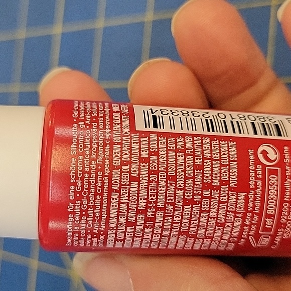 Clarins Red Body Fit Expert Minceur Anti Capitons 30ml New Bottle - Picture 2 of 2